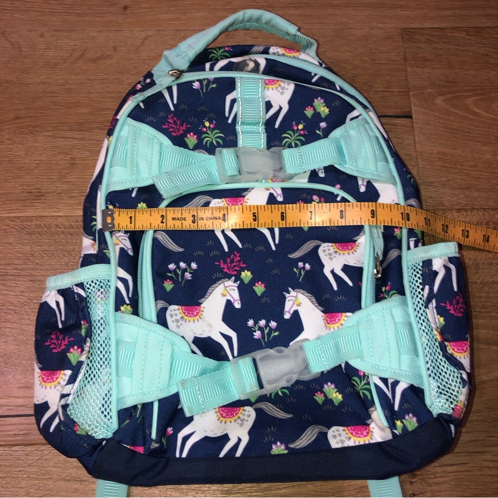 Pottery Barn kid’s small backpack unicorns price firm!